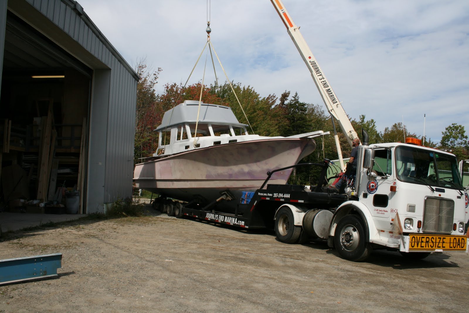 Headed For A Sea Trial York Custom Yachts